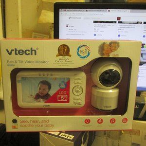 Vtech VM5263 5" Digitial Video Baby Monitor with Pan & Tilt and Night Light